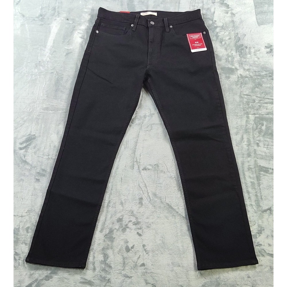 Levi Strauss Signature Slim Ultimate Flex Black Jeans Mens 34x30 NWT Stretch